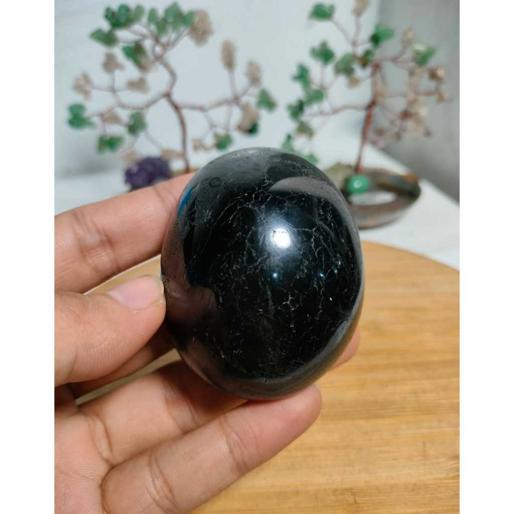 Batu Natural Black Tourmaline palm (6)
