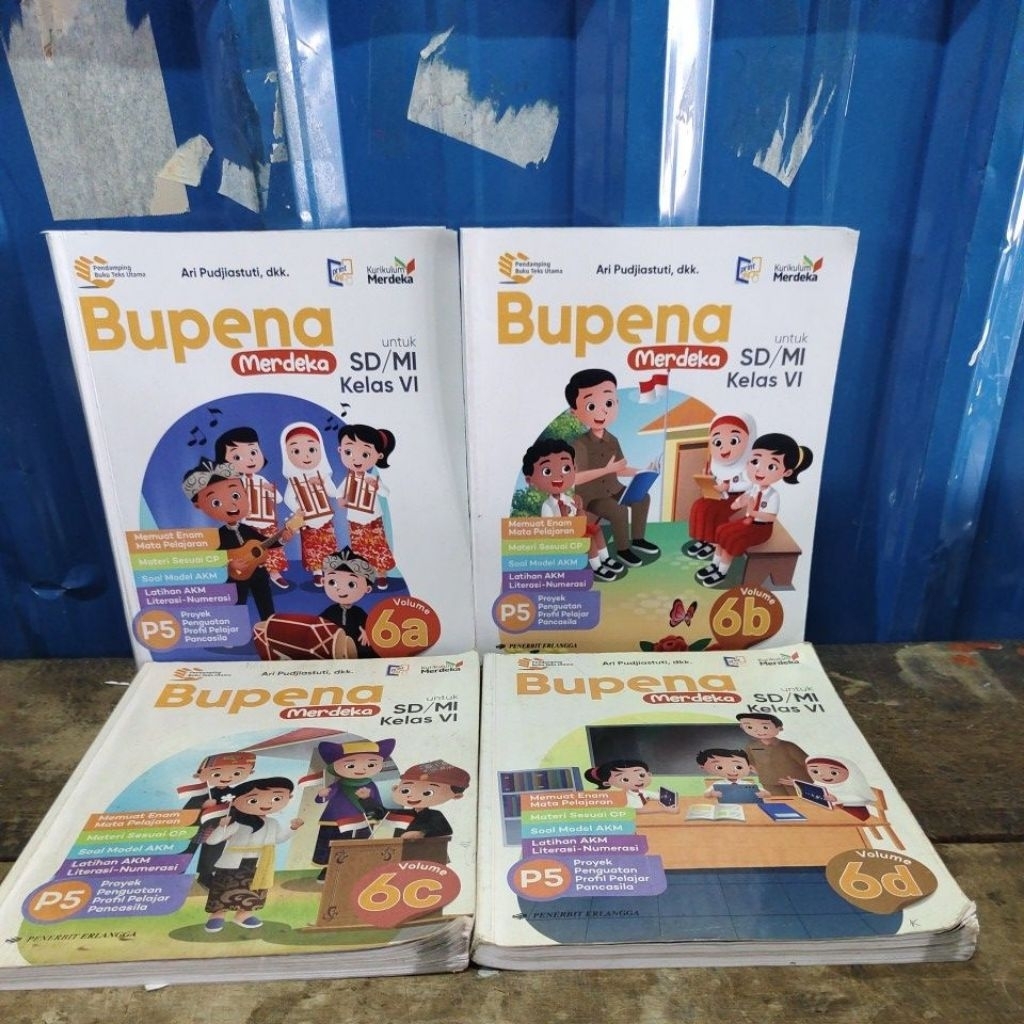 Buku paket Bupena kelas 6 SD kurikulum merdeka