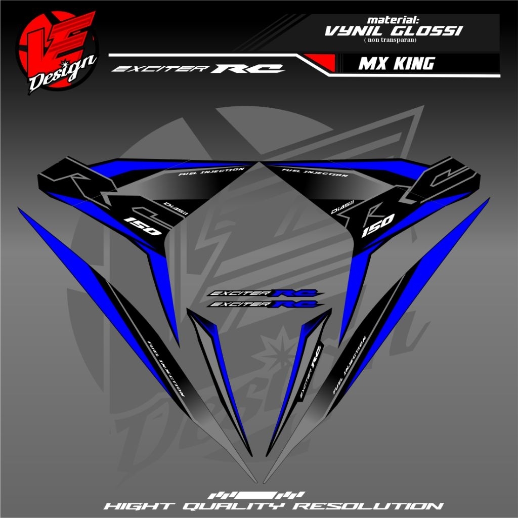 STRIPING MX KING CUSTOM MOTIF EXCITER RC
