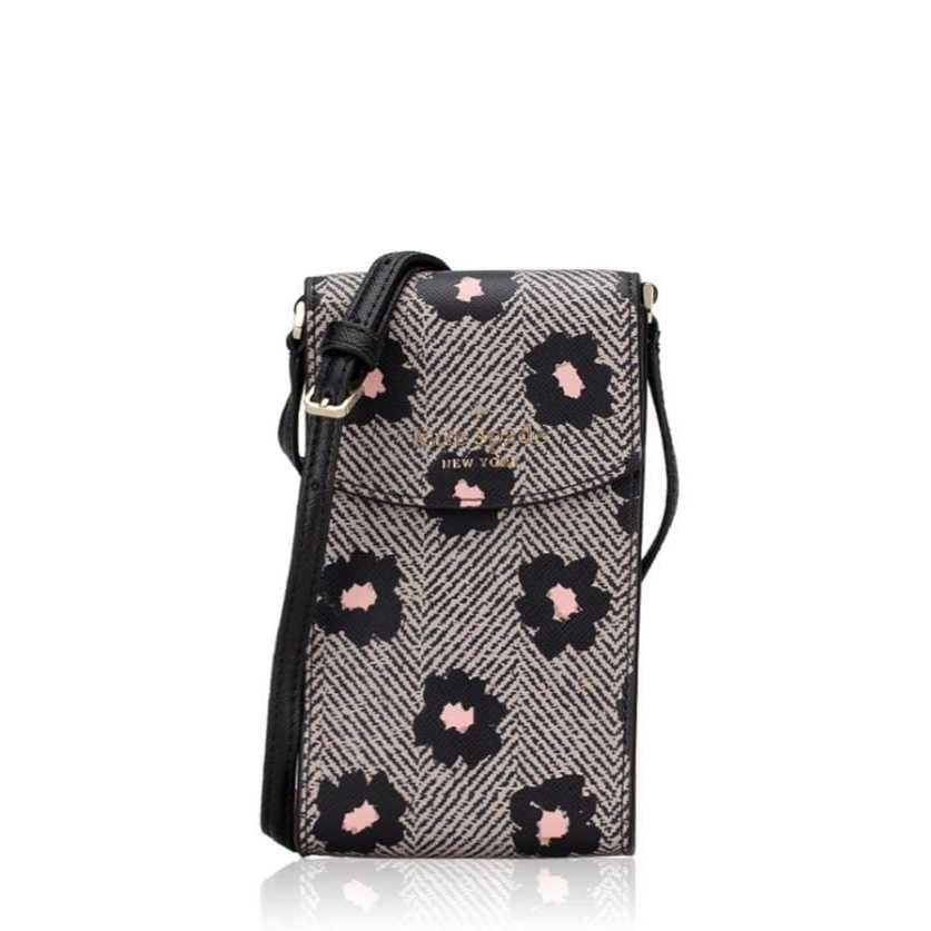 Phone Bag K8095 Staci Ns Flap Crossbody Black Multi