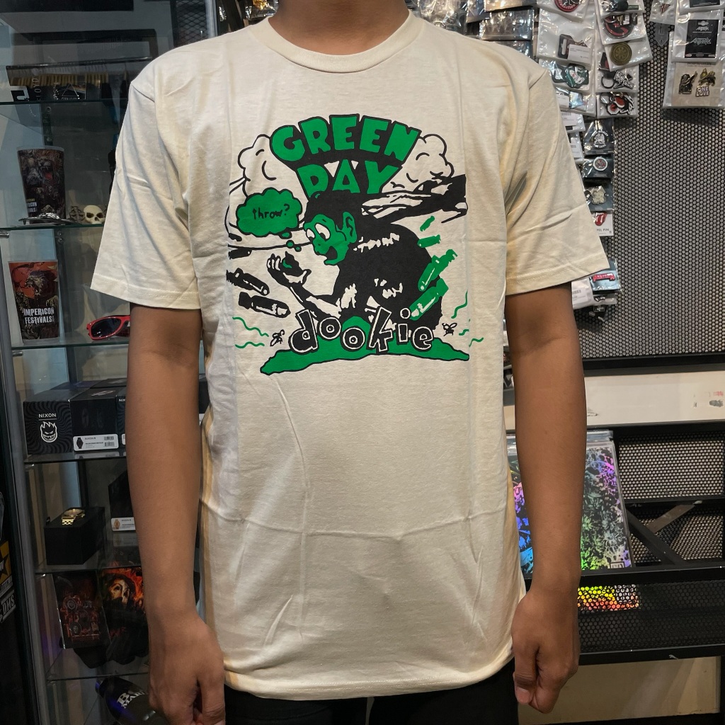 T Shirt Band Official GREEN DAY - DOOKIE WELCOME TO PARADISE Original