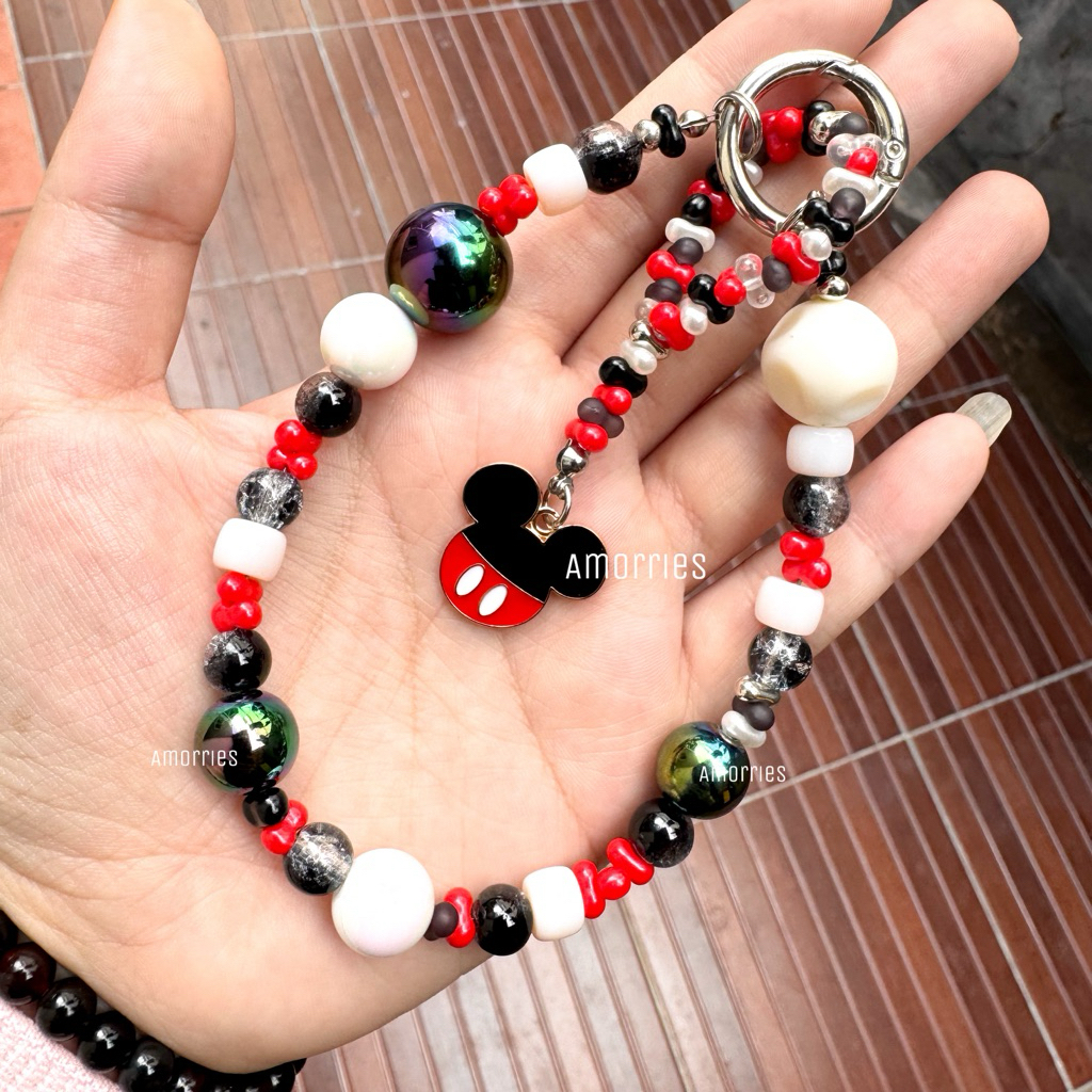 Amorries Aneka tali HP charm HP gantungan lucu cantik aksesoris