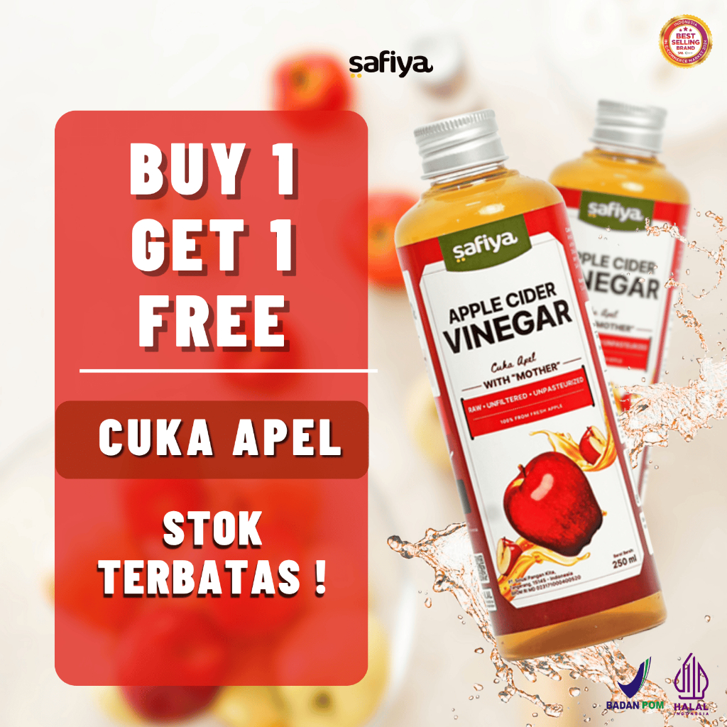 

Safiya Buy 1 Get 1 Free Cuka Apel 250 ML With Mother Premium