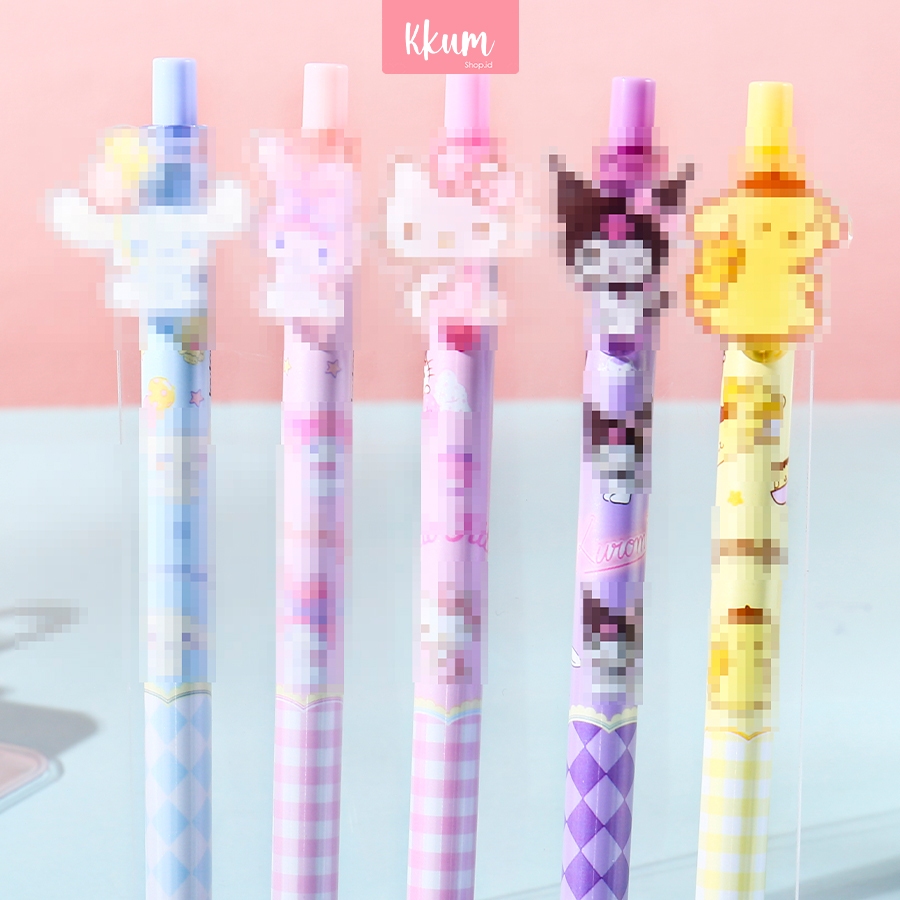 

5pcs Pulpen Set / Gel Pen Mekanik 0.5mm