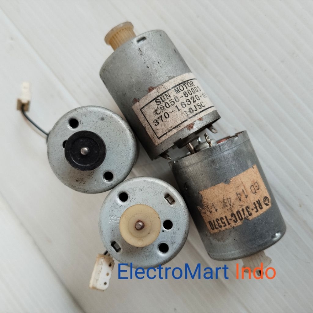 Mini DC Motor SUN MOTOR dan RF Series – 370 Micro Motor 6V – 12V