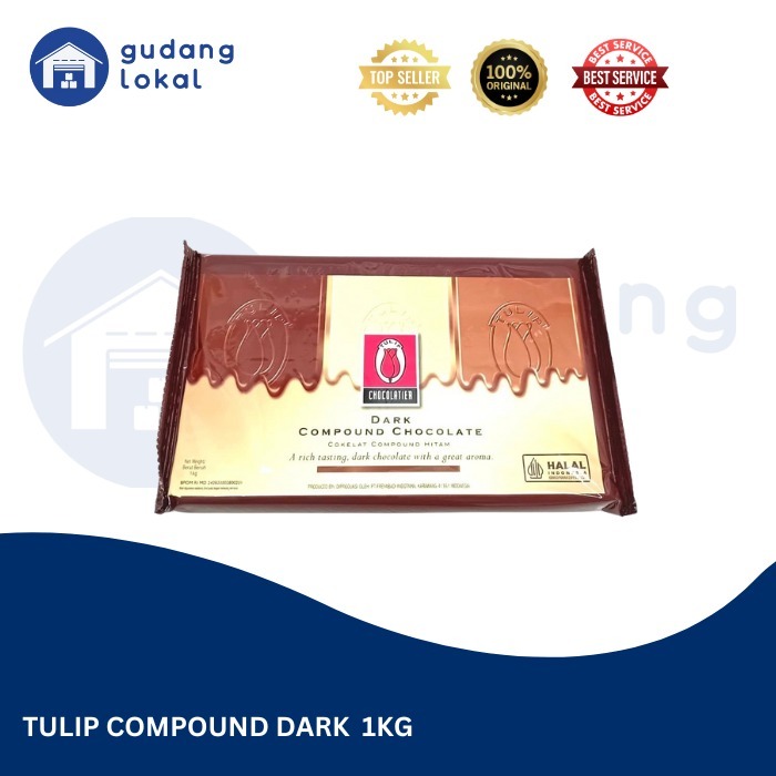 

Tulip Dark Chocolate Compound 1kg