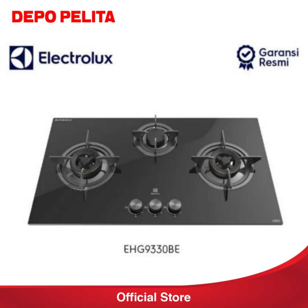 Electrolux Kompor Tanam EHG9330BE 3 Tungku