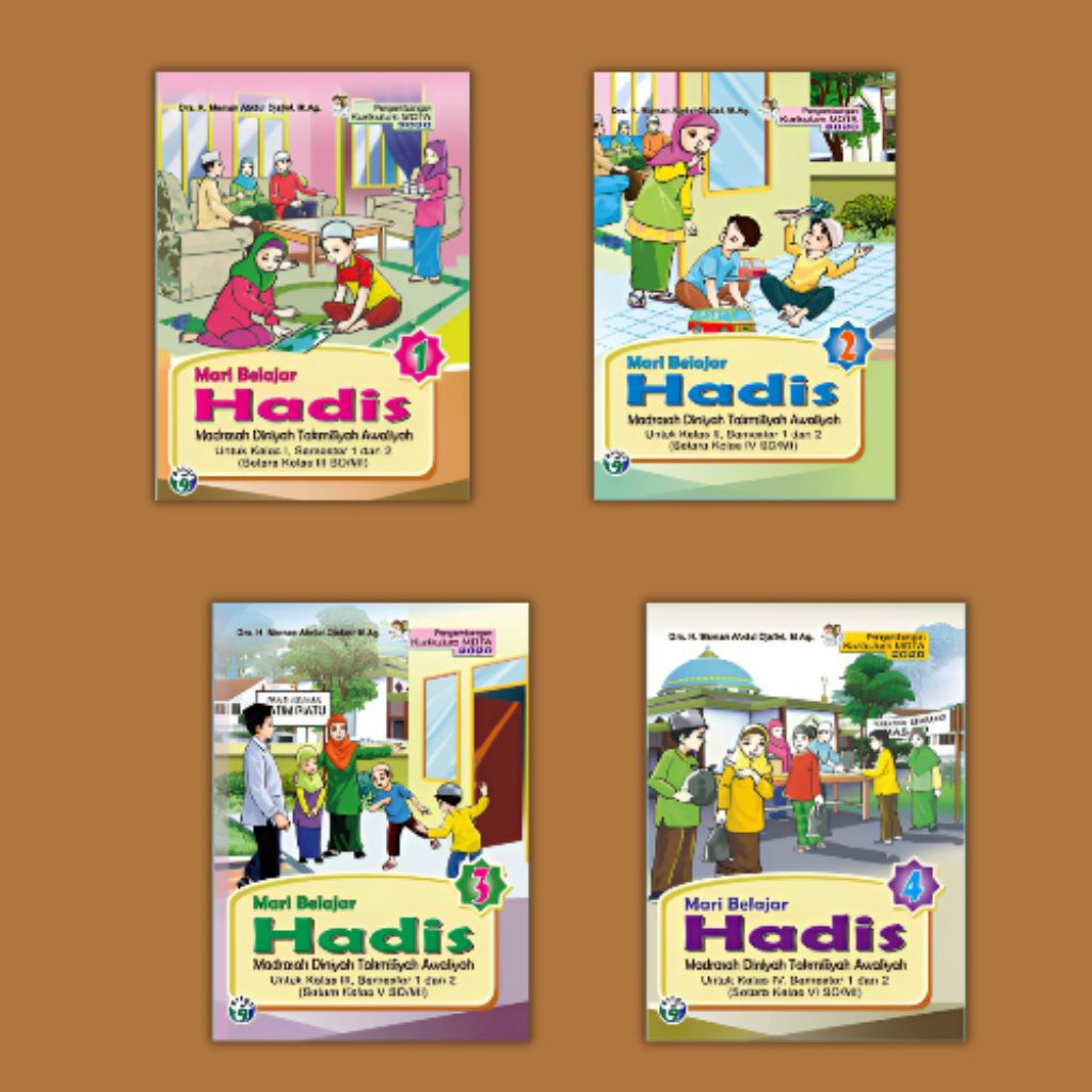 Buku MDTA Hadist kelas 1,2,3,4