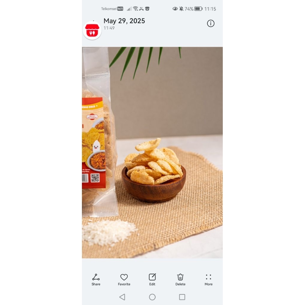 

Nasigo Kerupuk Puli Tempe