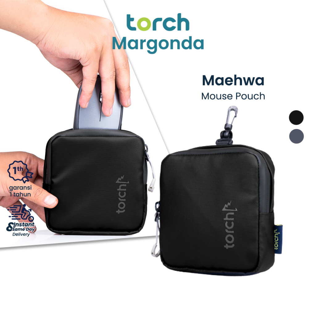 TORCH Maehwa Mouse Pouch Kabel Handsfree - Travel Pouch Organizer