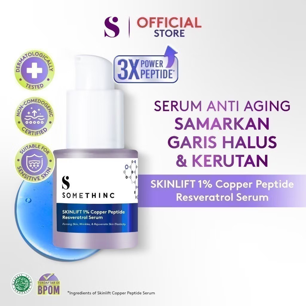 Somethinc Skinlift 1% Copper Peptide Resveratrol Serum