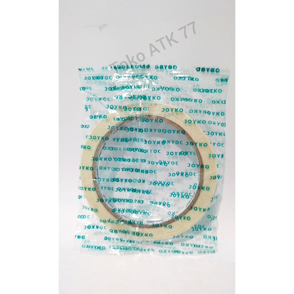 

Dobel Double Doubel Tape Biasa Kertas Joyko 0,25 inch 0.25" Solatip Bolak Balik READY STOCK