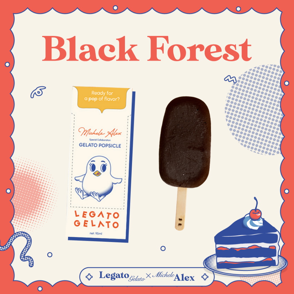 

LEGATO GELATO - Black Forest LegatoXMicheleAlex Michele Alex Popsicle Gelato Dessert Ice Cream Es Krim Eskrim Frozen Cemilan Creamy Fresh Sweet Manis Refreshing
