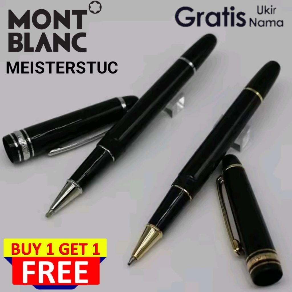 

Pulpen Mewah Roller Ball Monbl@nc Meisterstuc Buy 1 Get 1 Free Gratis Grafir Nama Dan Box Exlusive