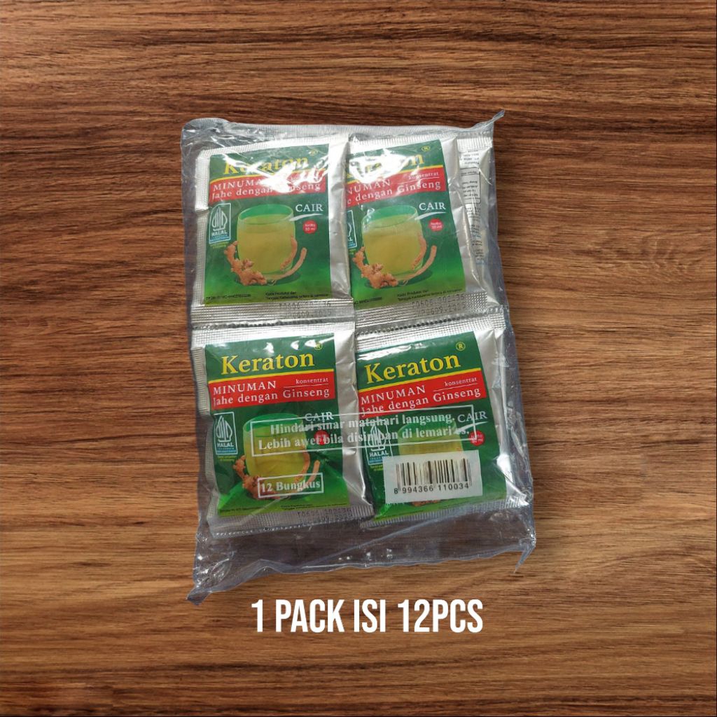 

Sari Jahe keraton 30ml isi 12pcs
