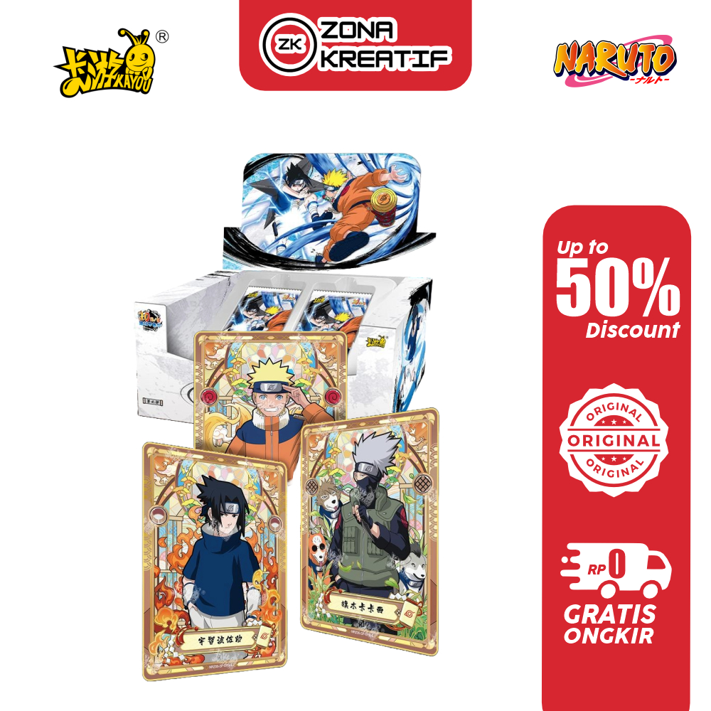 Zona Kreatif - Naruto – Smriti Collectible Card (Chapter Jin) Permainan Kartu Kayou Mainan Kartu Ana