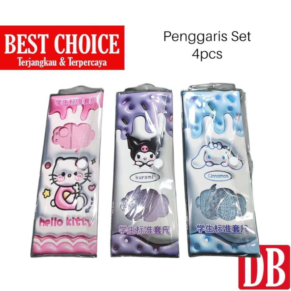

Penggaris / Garisan / Ruler Set Lucu Fancy (1set)