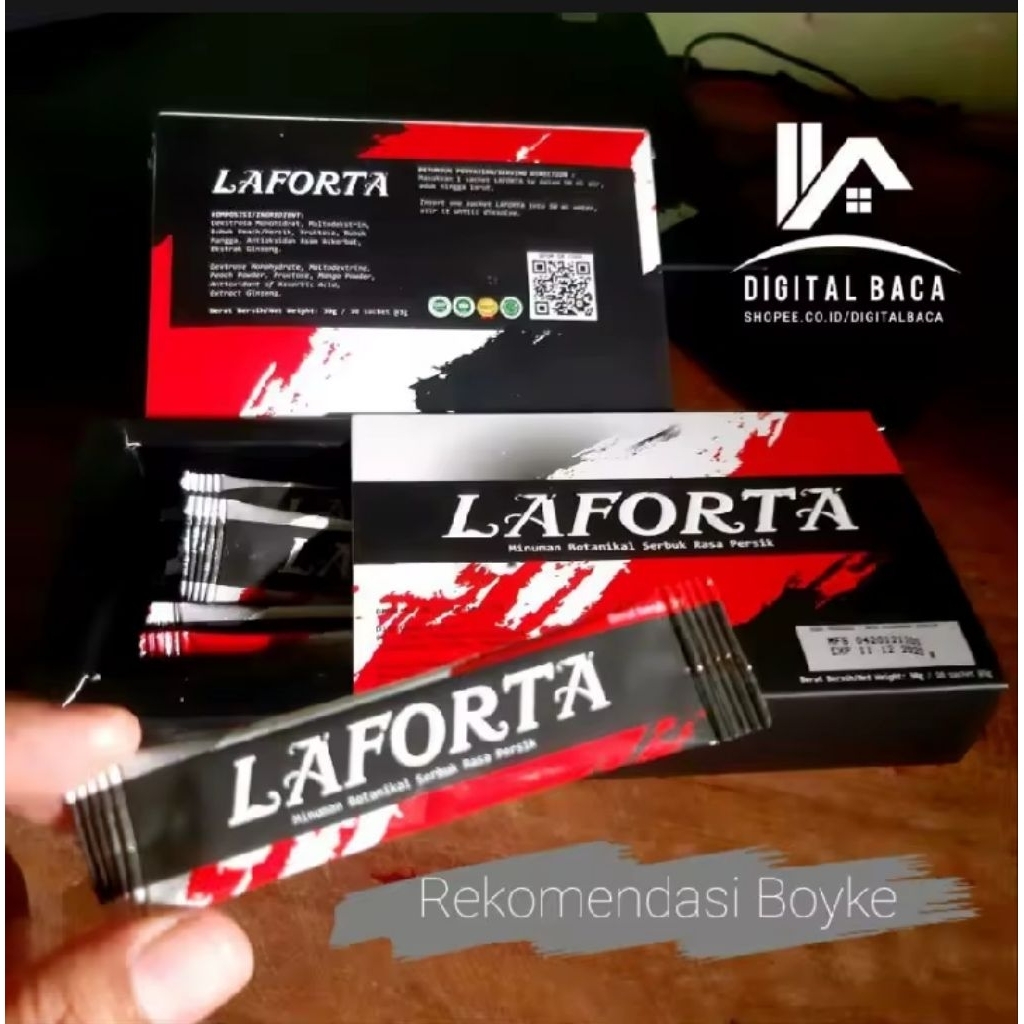 LAFORTA Dr Boyke isi 10 ASLI BPOM 100% ORIGINAL SUPLEMEN KAPSUL OBAT HERBAL KUAT DAN PEMBESAR PRIA P