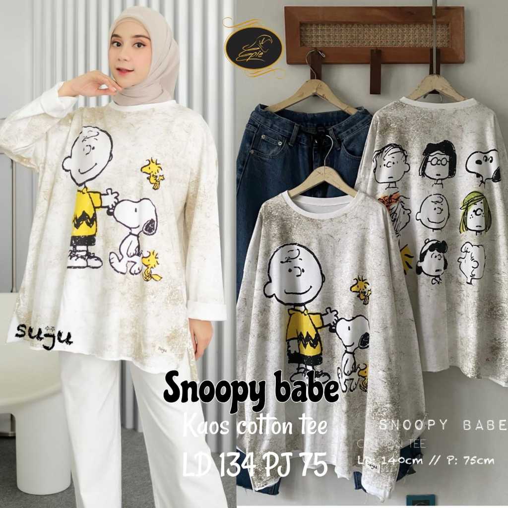 KAOS WANITA LENGAN PANJANG OVERSIZE KEKINIAN BAJU ATASAN KAOS JUMBO WANITA LENGAN PANJANG KEKINIAN K