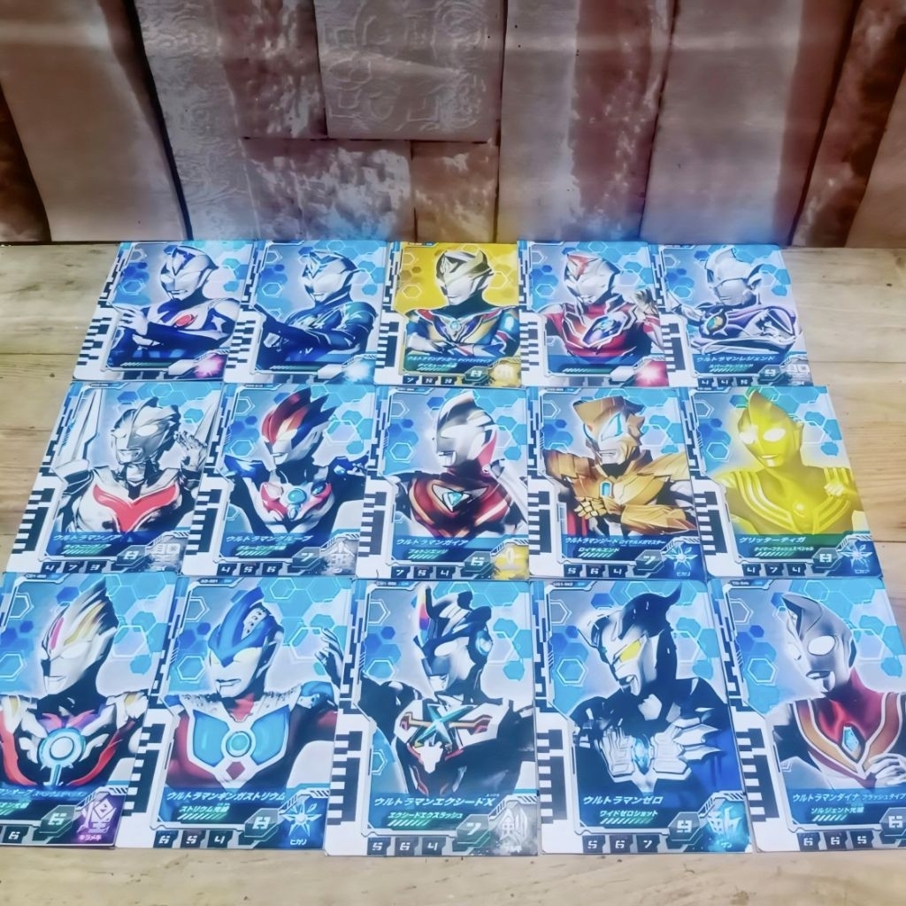 recast kartu ultraman decker ultra dimensions cards ultra fusion fight card