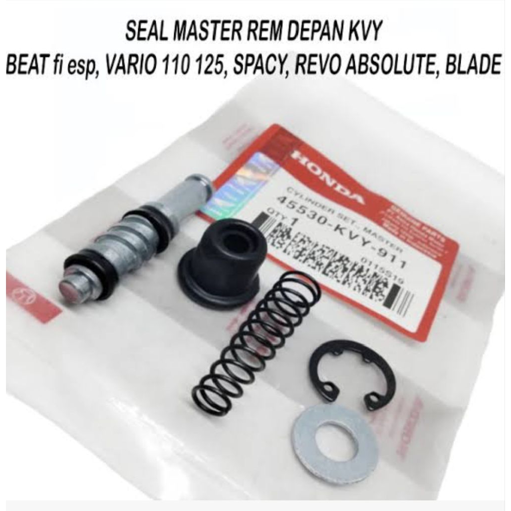 Seal Master Rem KVY Kit Beat Fi Beat Esp Vario 125 Blade & Revo Absolute / seal master rem depan bea
