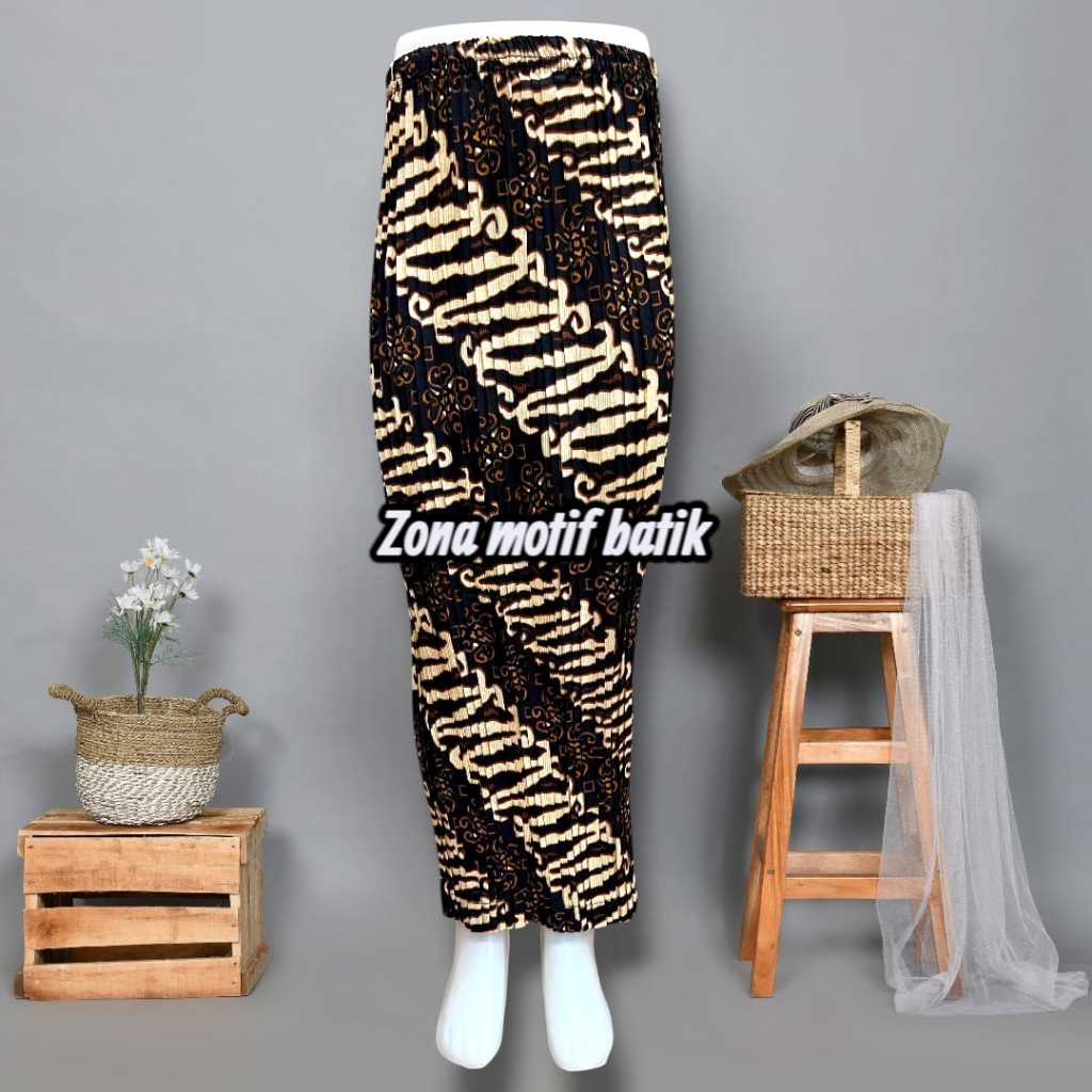 bawahan kebaya anak usia 7-12 tahun/rok plisket batik/bawahan kebaya anak modern