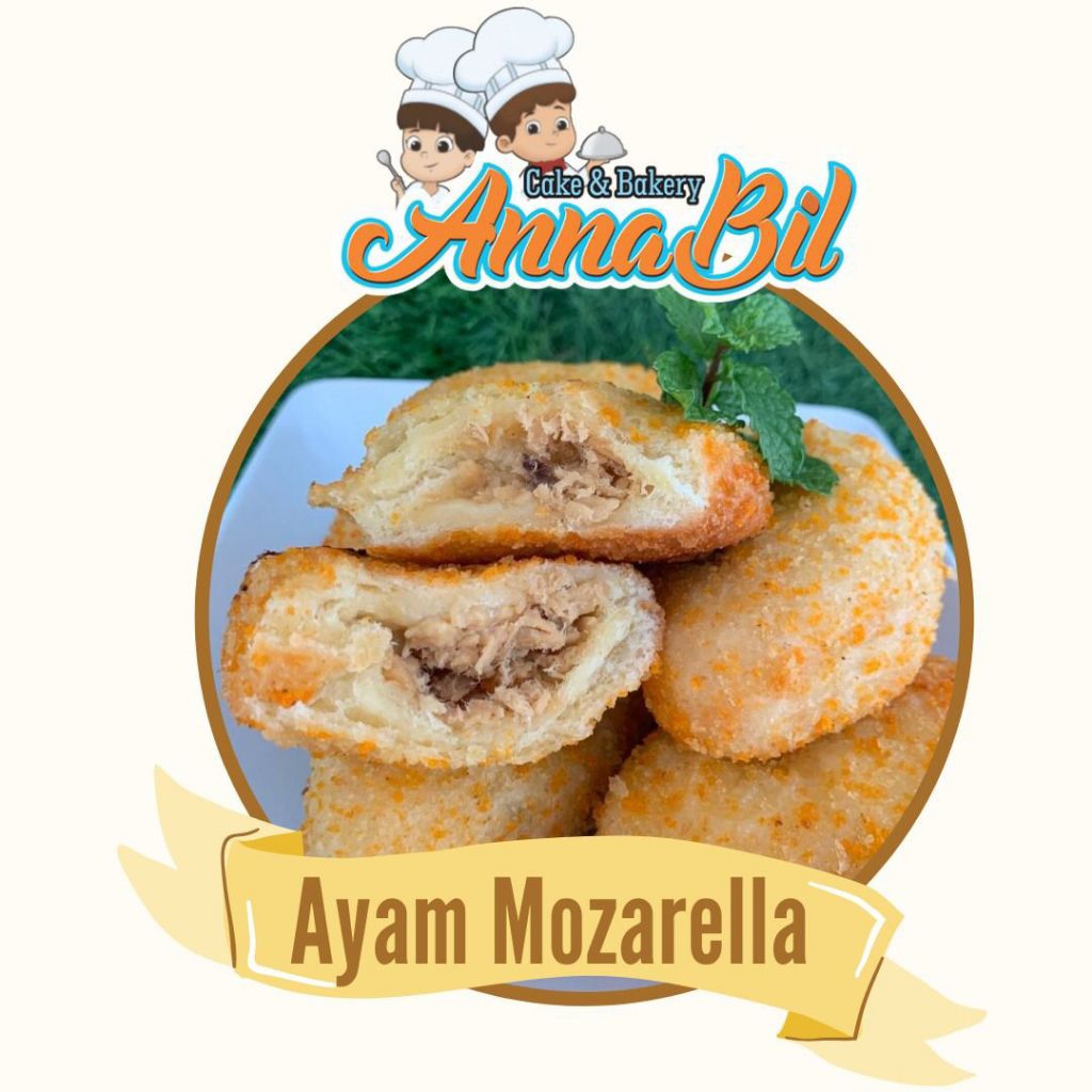 

Roti goreng beku rasa ayam mozarella