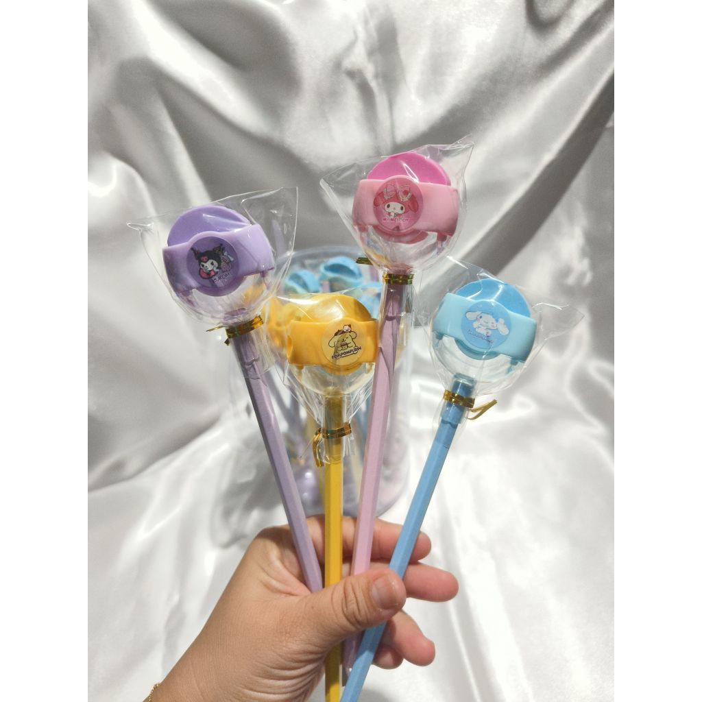

pensil sanrio+penghapus+rautan