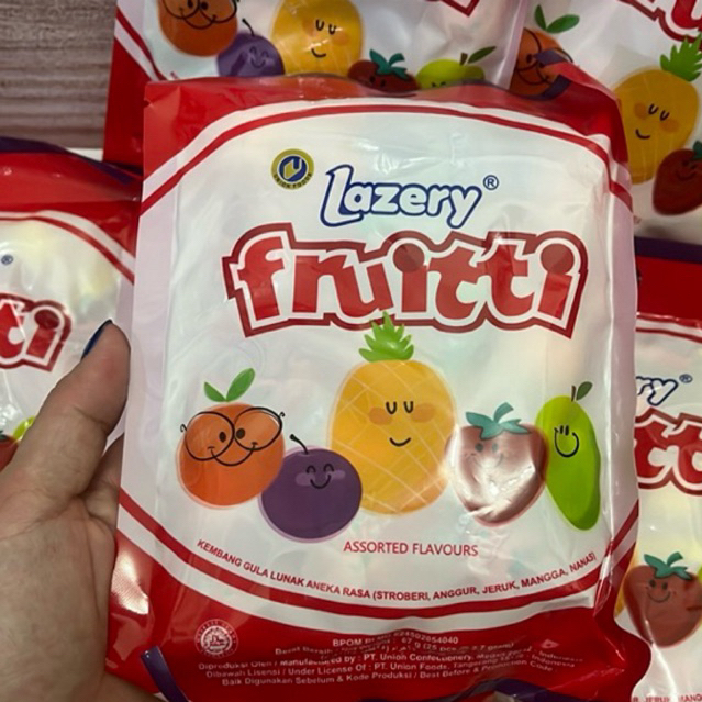 

LAZERY FRUITTI PERMEN LUNAK ANEKA RASA ( isi 25pcs ) @2,7gr