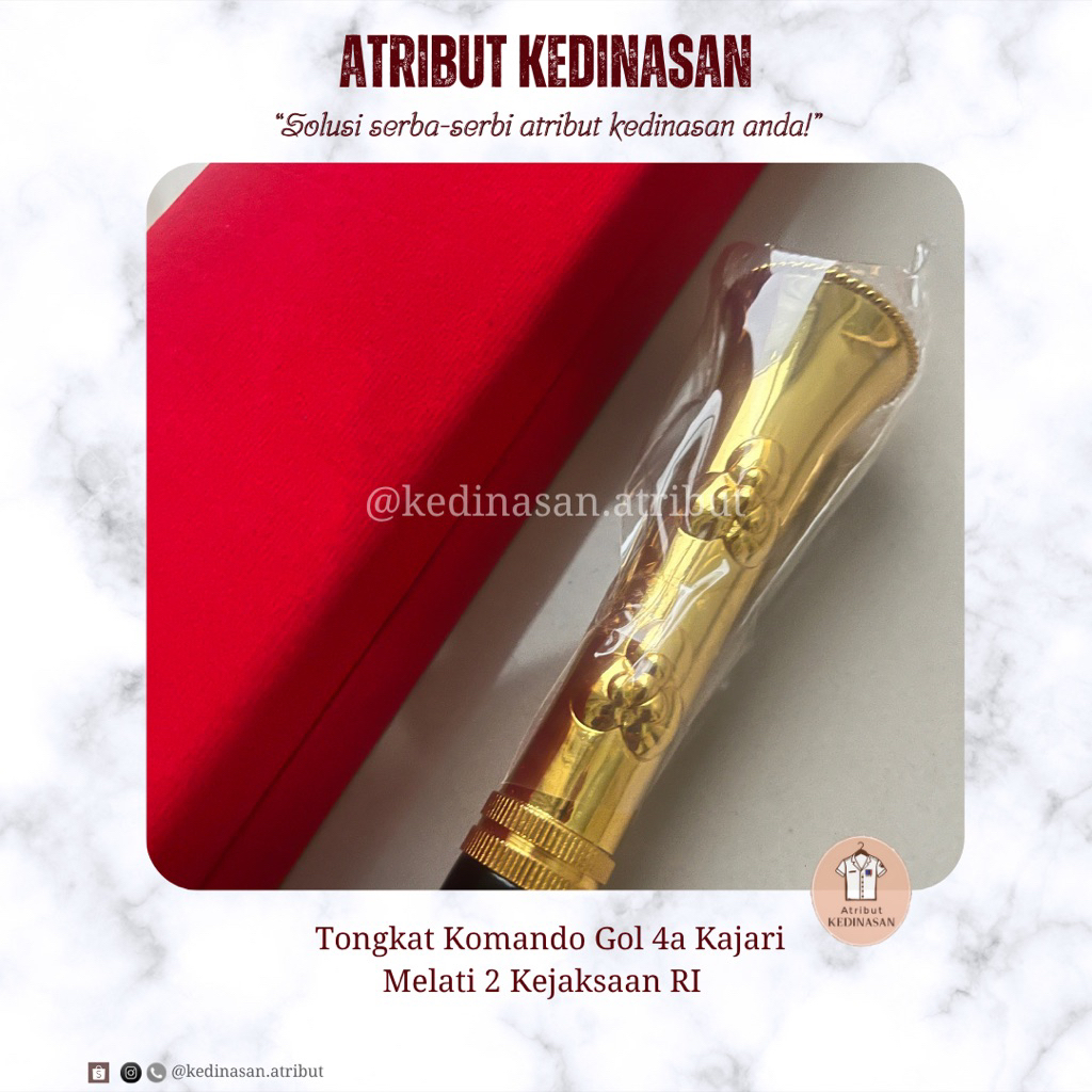 Tongkat Komando KAJARI, KABANDIKLAT, KAJATI Kejaksaan Sesuai Perja 2021