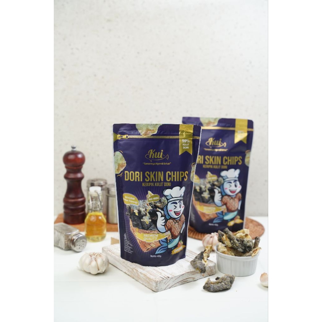

Kui Dori Skin Chips No MSG / MPASI / Kulit Ikan Dori