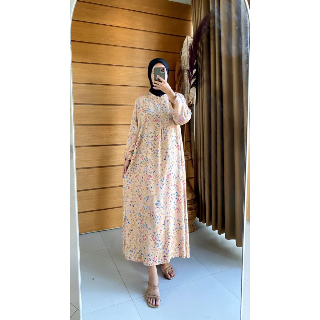 Gamis Pinkan Oversize/Long dress/baju muslim