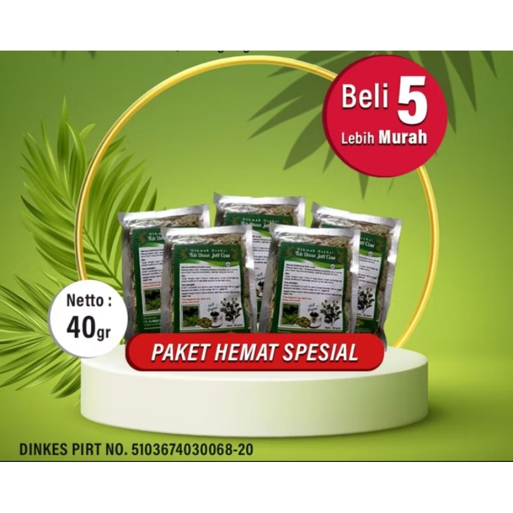 

GROSIR 5 pax teh daun jati cina teh herbal pelangsing lemak tehjati cina herbal