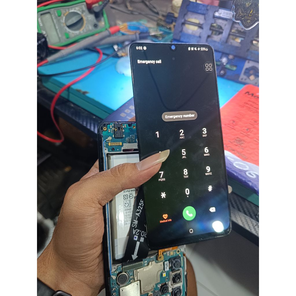 LCD Samsung A32 A325f LCD Ori copotan