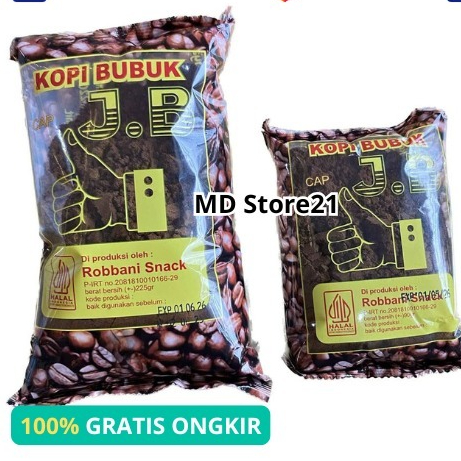 

Kopi lampung original asli lampung kopi bubuk premium cap JB asli khas lampung 225 gr