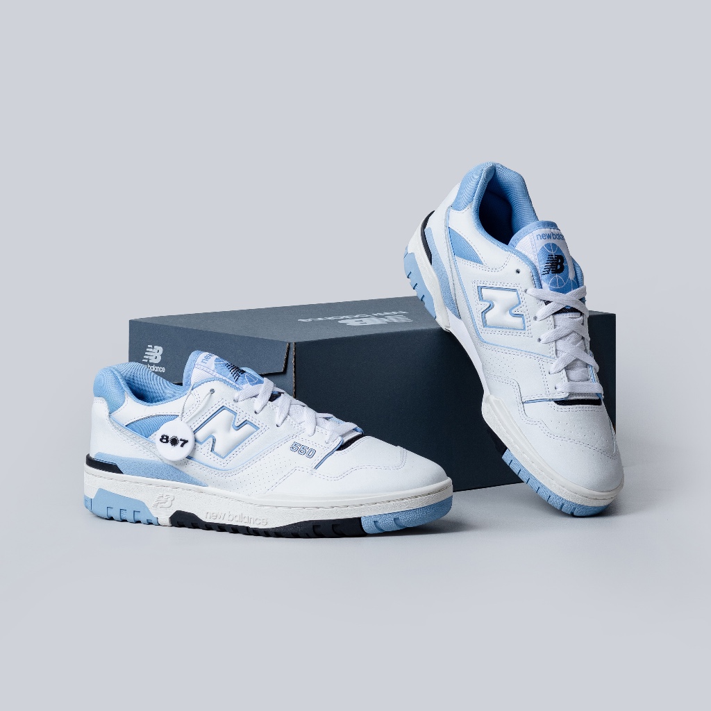 New Balance 550 UNC White University Blue