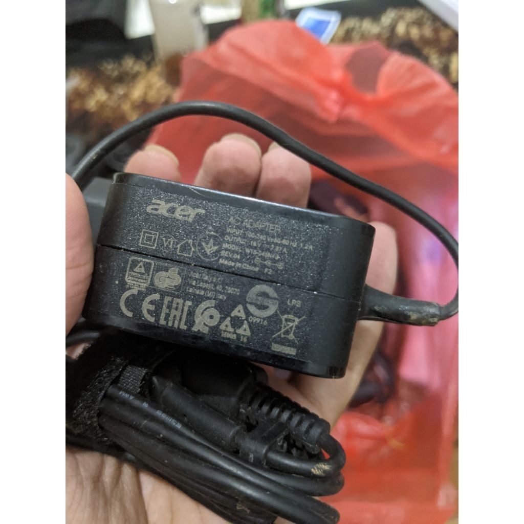 Charger Laptop Acer 19v 2.37a Normal Colokan Kecil