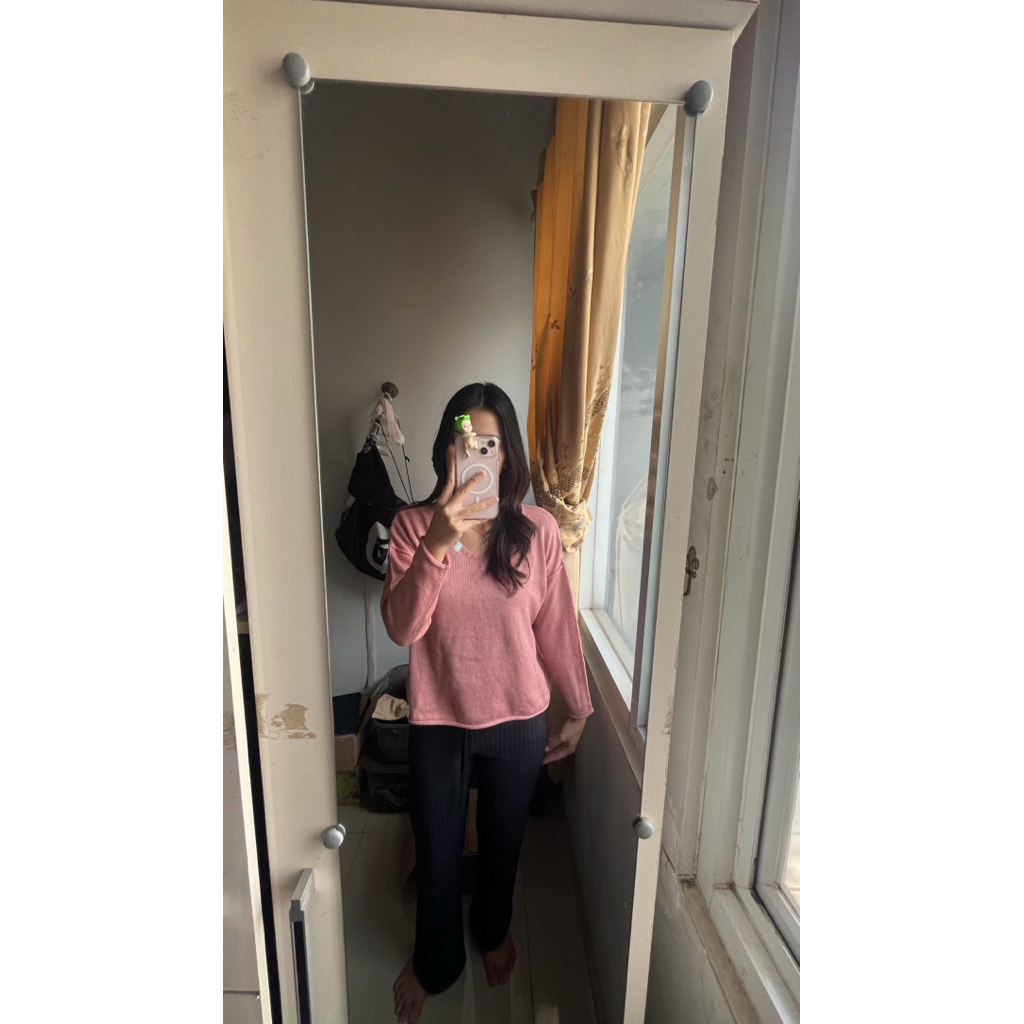 preloved cardigan pink