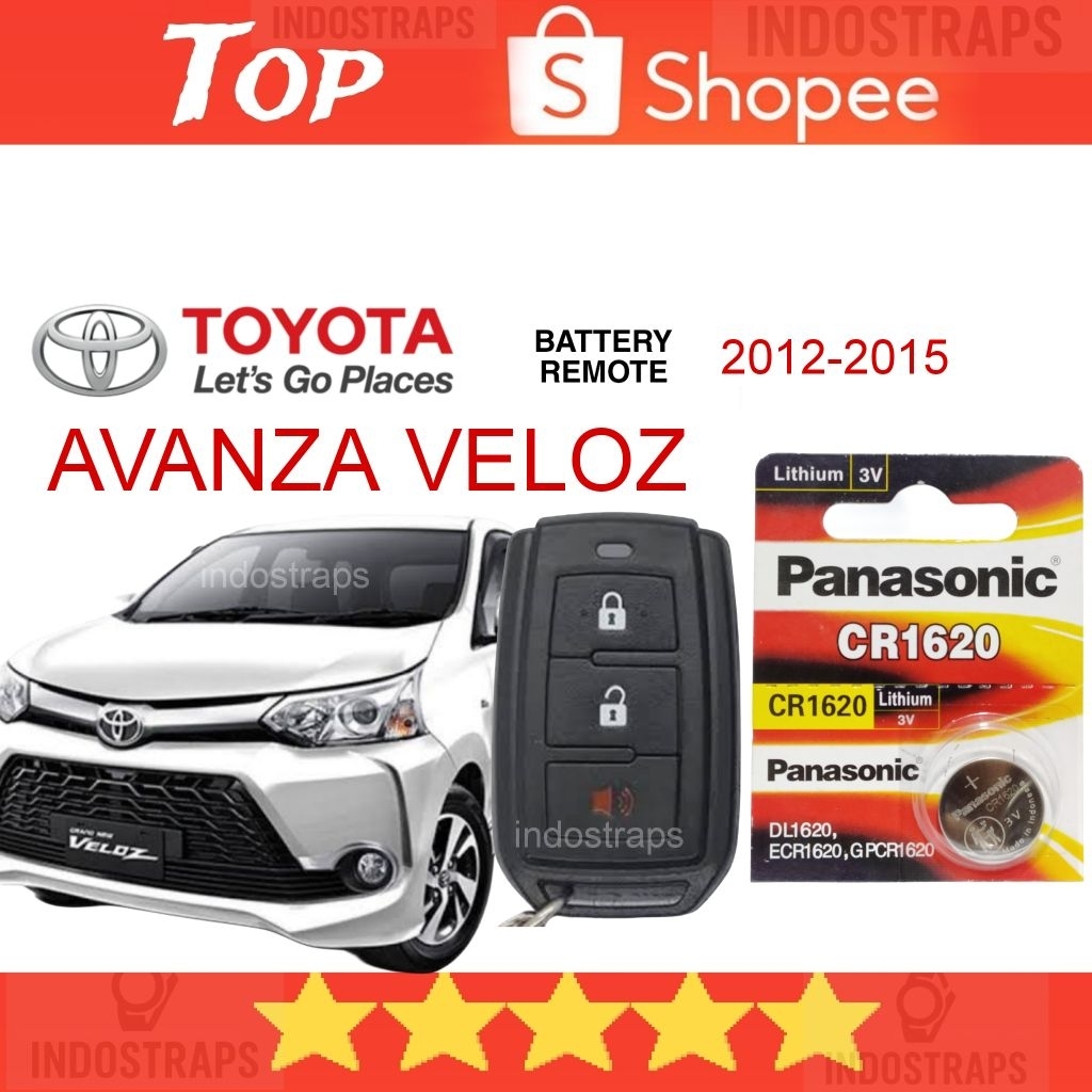 Baterai remote mobil Avanza Veloz original jepang Baterai keyless Toyota Avanza Veloz
