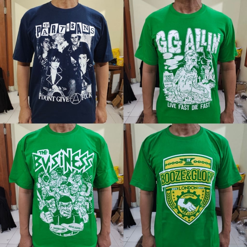 KAOS PUNK THE PARTISANS, THE BUSINESS, BOOZE & GLORY, GG ALLIN