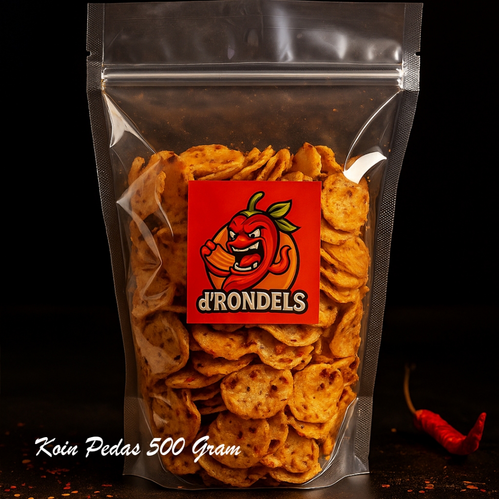 

Basreng Pedas Daun Jeruk Koin 500gram d`Rondels