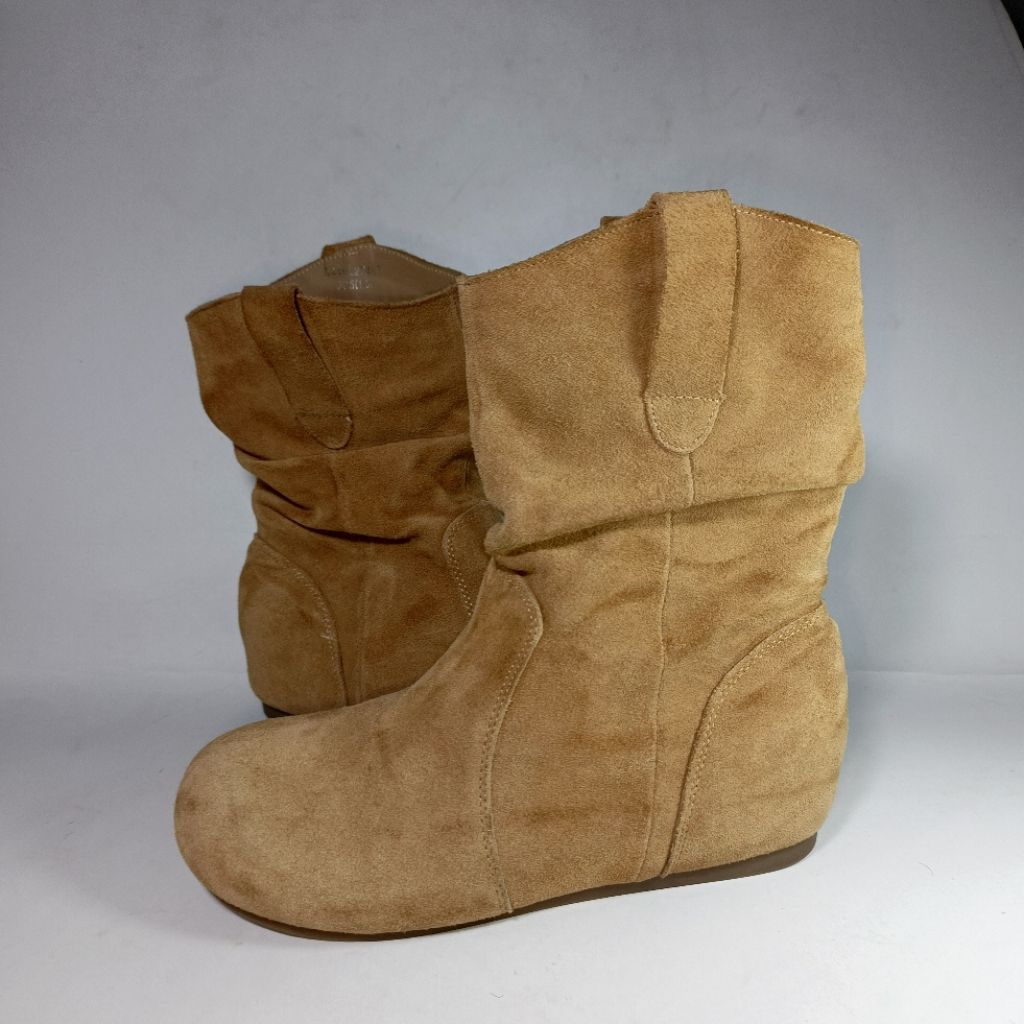 MiaoLv original leather boot 37 size woman shoes