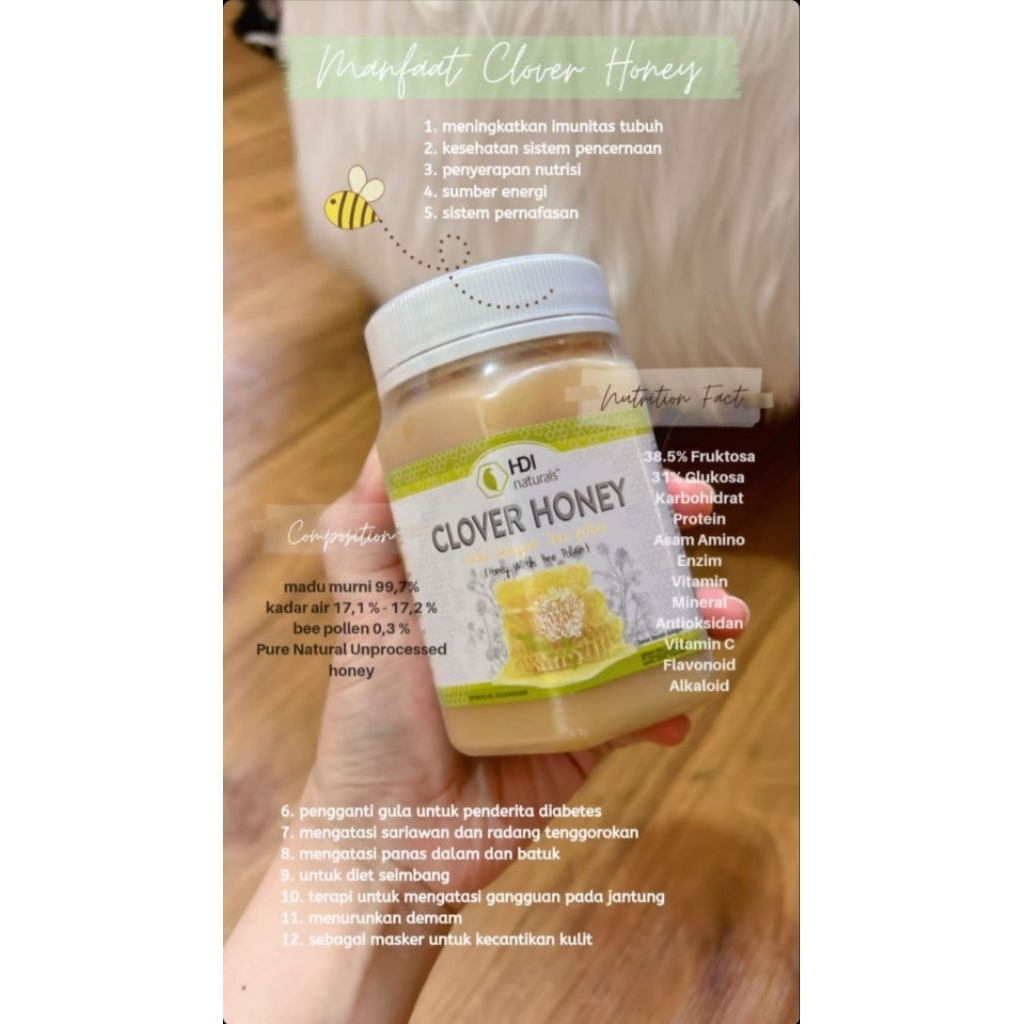 

clover madu honey