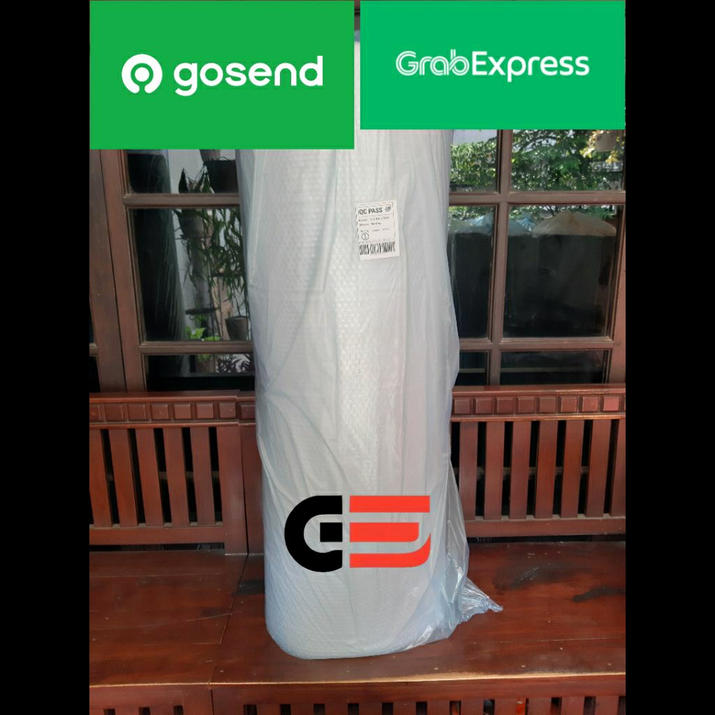 

(gosend/grab express)Bubble wrap 1 roll putih bening transparan 3.0 kg 3 kg 125 cm × 50 m