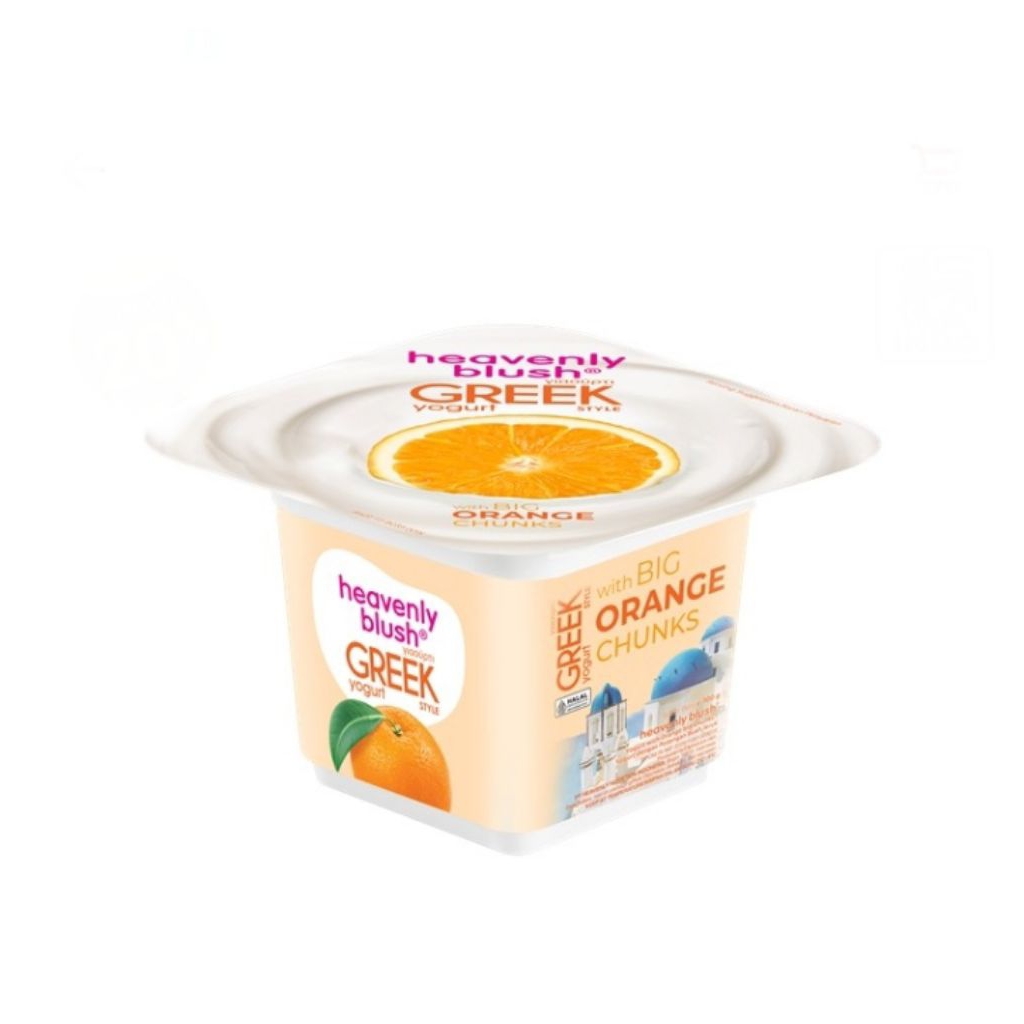 

heavenly blush Greek yogurt orange cup 100 gr