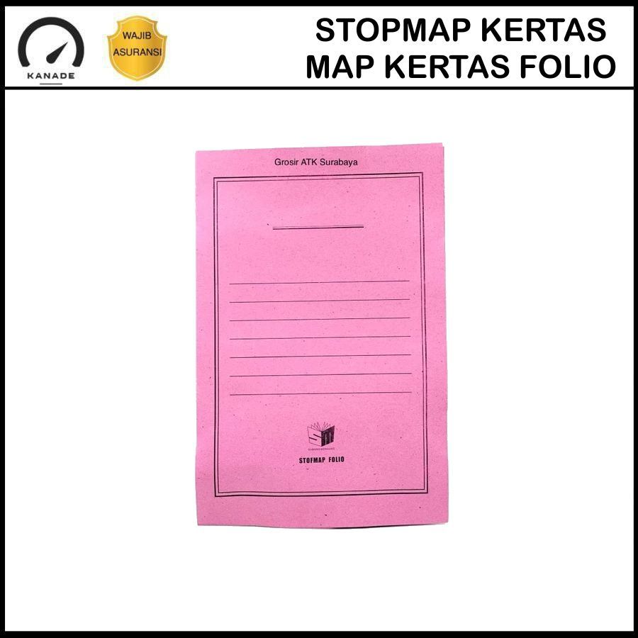 

STOPMAP KERTAS / Stop Map Kertas Folio F4 Map Amplop Kertas Folio F4 Tempat Simpan Berkas Kantor