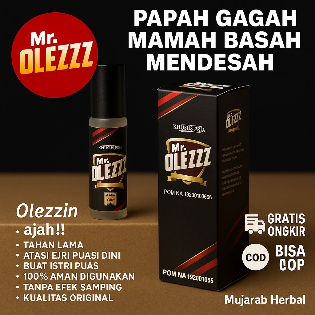 Minyak Oles Pria Mr. Olezzz Untuk Pria Tahan Lama