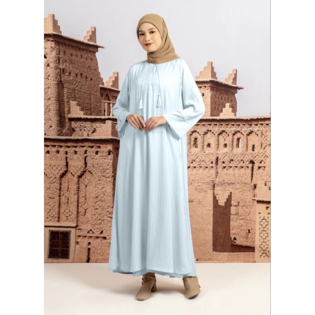 GAMIS ABAYA POLOS BAHAN SILK LEMBUT NYAMAN GAMIS ABAYA SILK TEXTURE