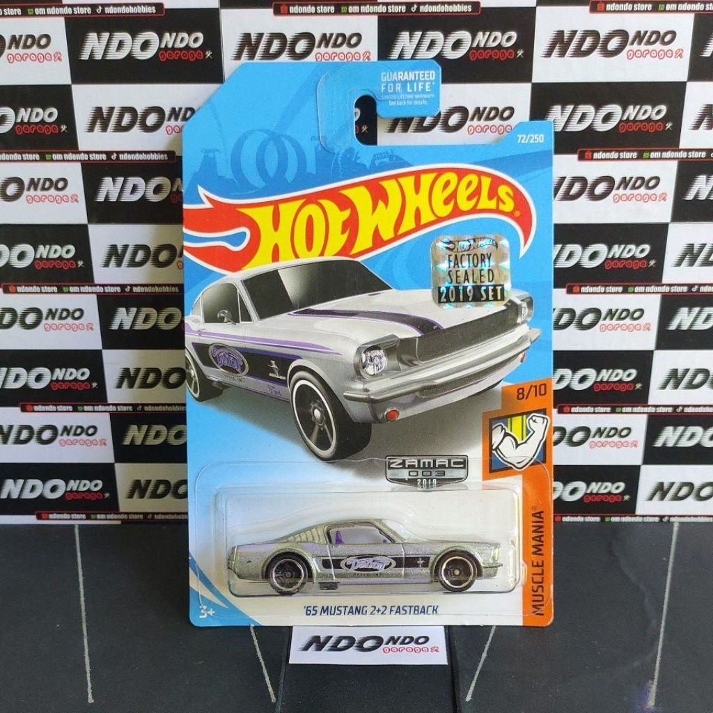 Hot Wheels '65 Mustang Fastback ZAMAC - 2019 Factory Sealed [Walmart]