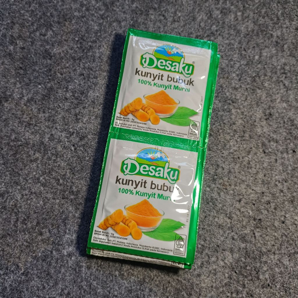 

[isi 12] Desaku Kunyit Bubuk 100% Kunyit Asli Murni Renceng Renteng isi 12